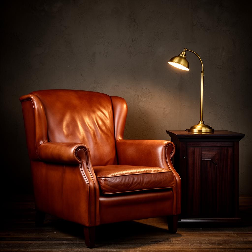 Fauteuil Cognac